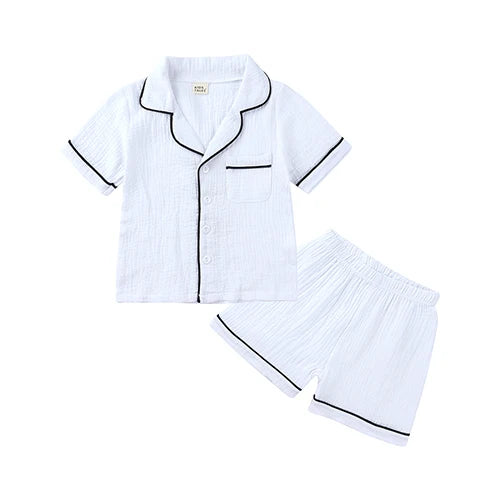 Summer Linen Pajamas Set