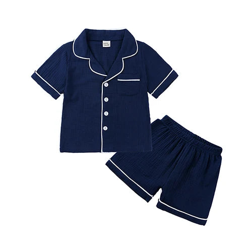 Summer Linen Pajamas Set