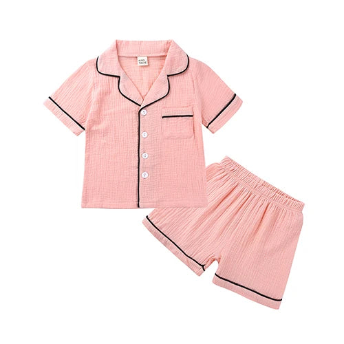 Summer Linen Pajamas Set