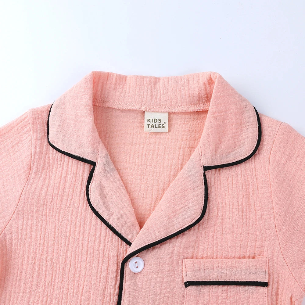 Summer Linen Pajamas Set