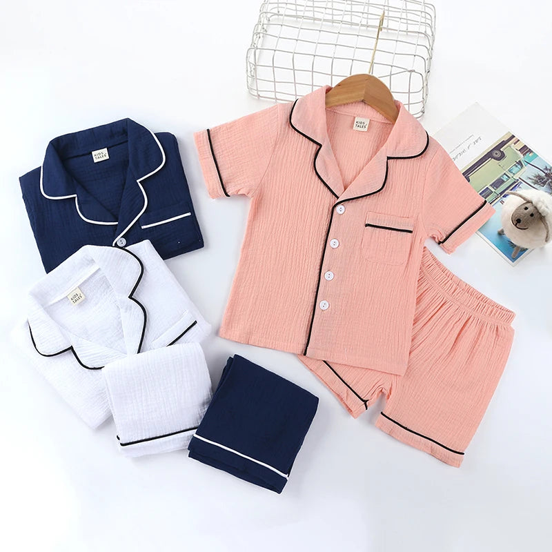 Summer Linen Pajamas Set