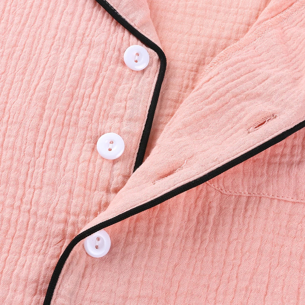 Summer Linen Pajamas Set